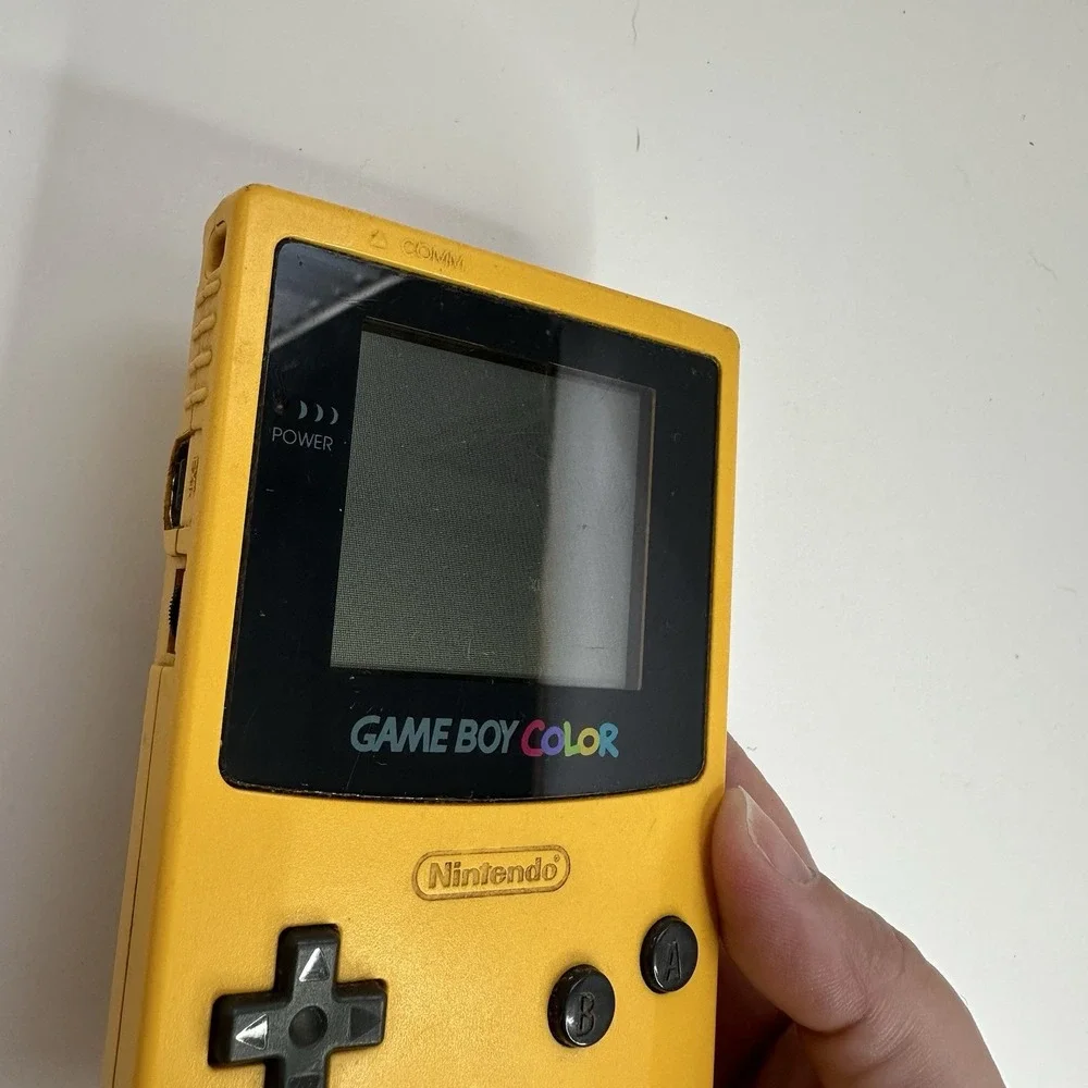 1998 VTG Nintendo Game Boy Color Console CGB-001 - Dandelion Yellow WORKING